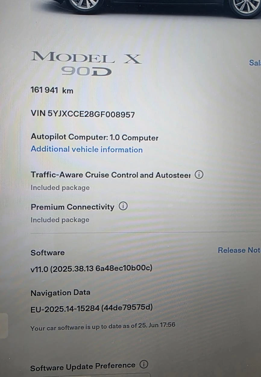 Tesla Model X X90D Free Supercharging, снимка 12 - Автомобили и джипове - 55053038