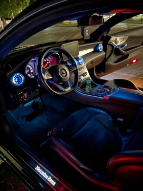 Mercedes-Benz C 250 AMG-ПАКЕТ 9G-TRONIC/AIRMATIC/PANORAMA/3D-BURMESTER, снимка 12