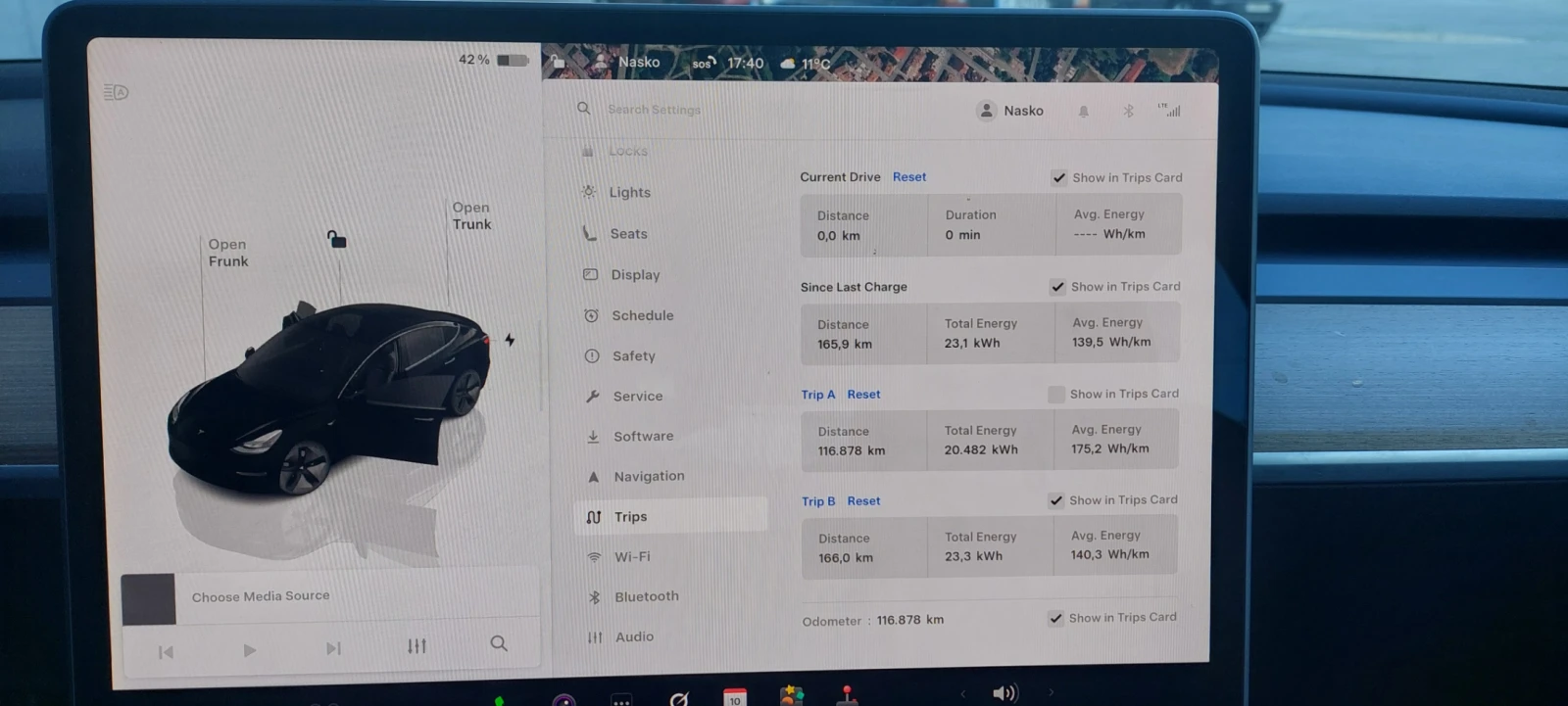 Tesla Model 3 LFP 62kwh, снимка 12 - Автомобили и джипове - 54160425