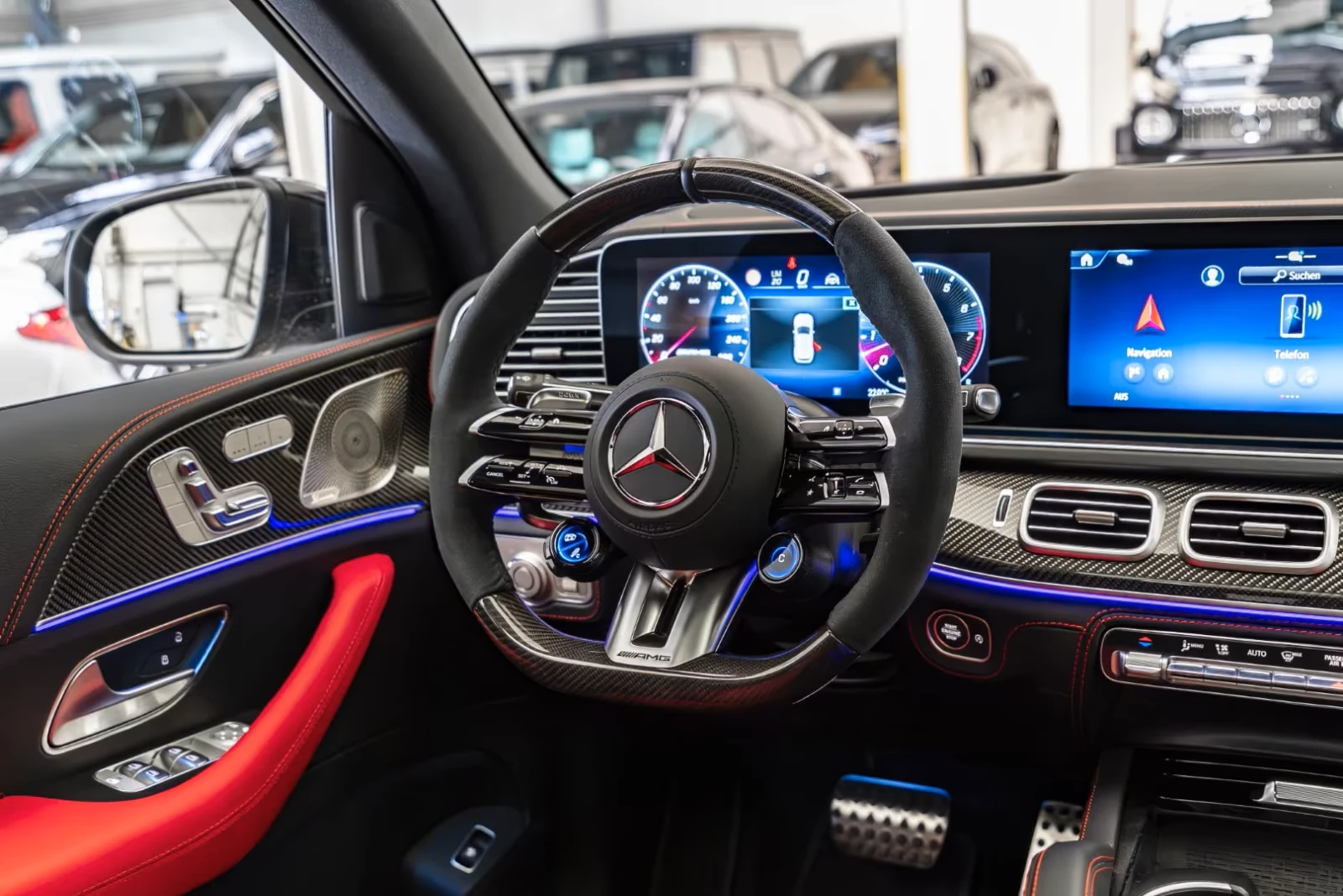 Mercedes-Benz GLE 53 4MATIC BURM* CARBON* 6+ 1* DISTR* 360CAM* HUD* PANO* DESI, снимка 8 - Автомобили и джипове - 54124169