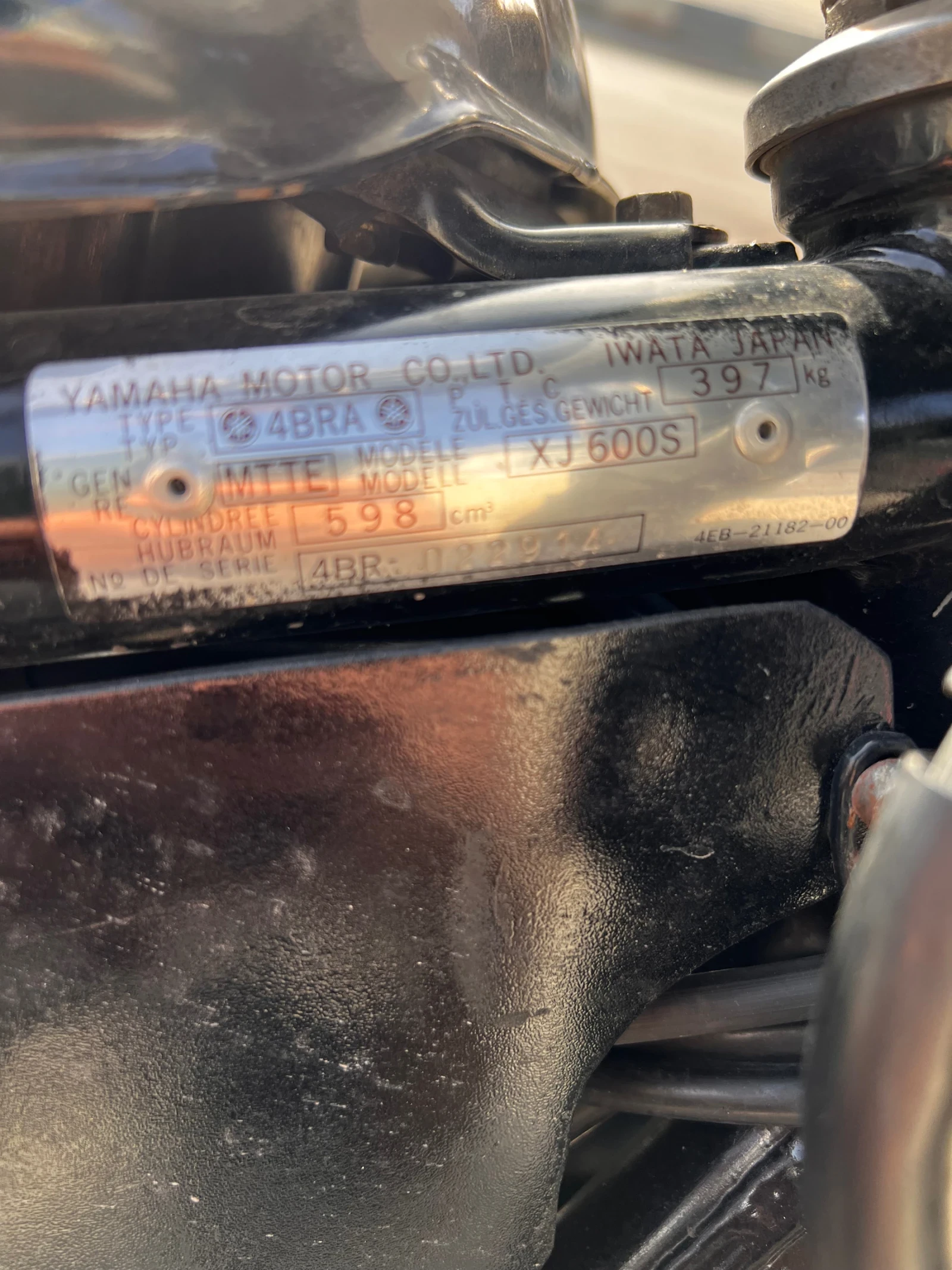 Yamaha XJ 600 S за А2  - изображение 6