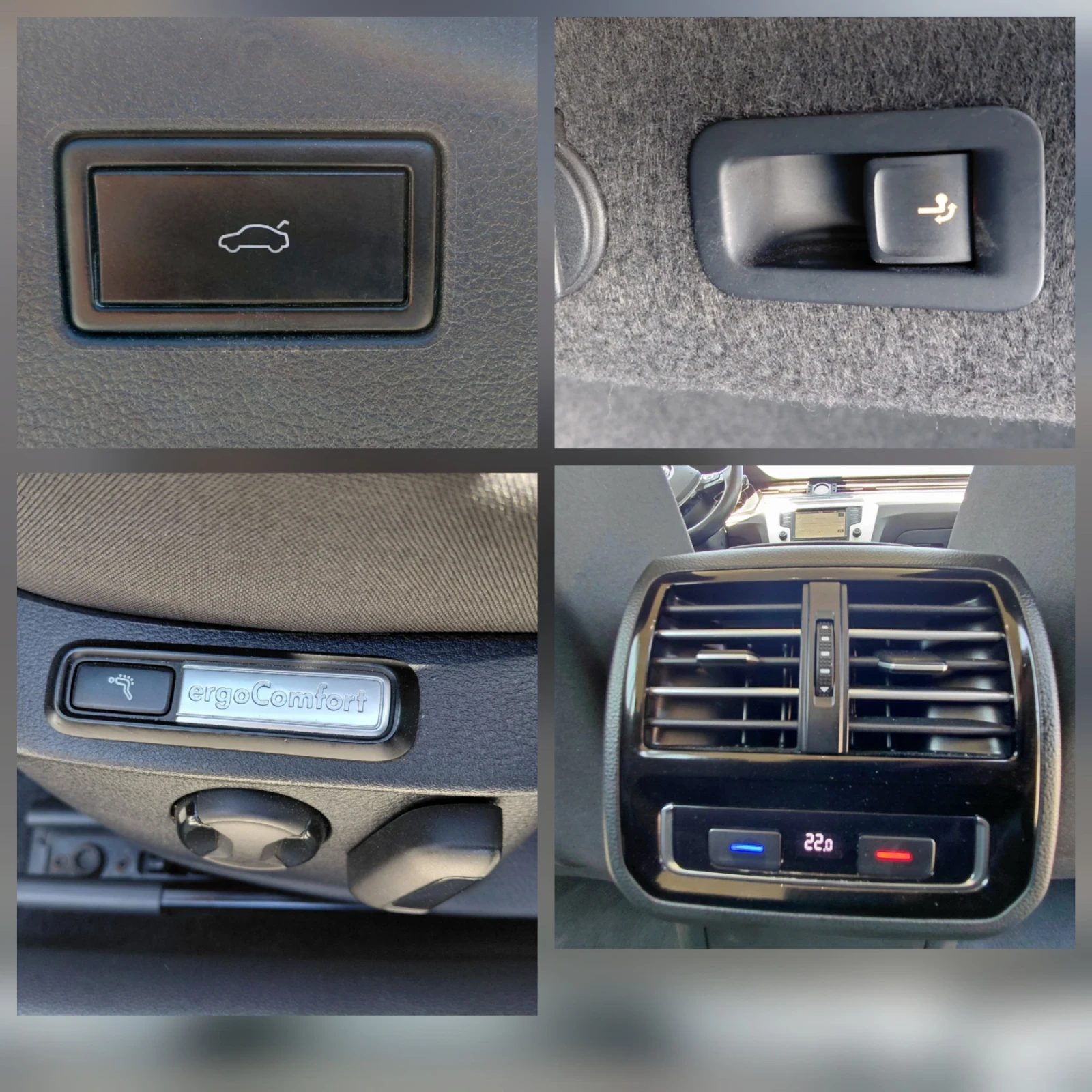 VW Passat 2.0TDI DSG 150к.с FullLed* Distronic* Масаж* Печка, снимка 14 - Автомобили и джипове - 54442588