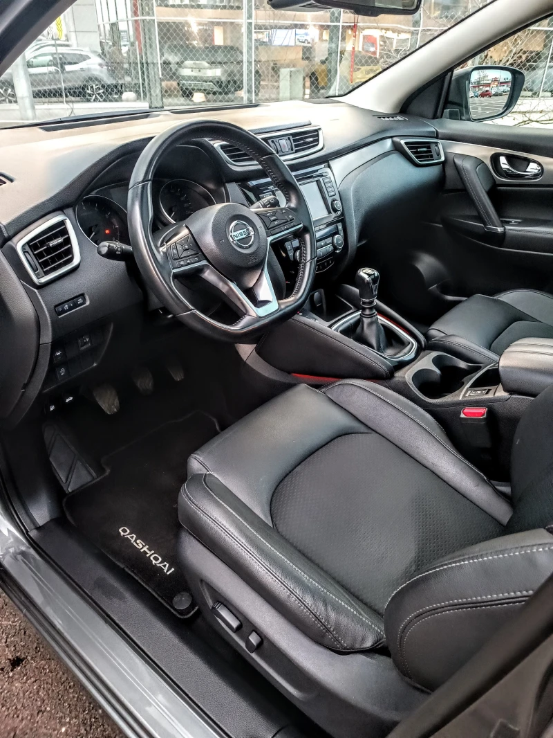 Nissan Qashqai 1.3 DIG-T | TEKNA | ПАНОРАМА | КАМЕРА 360| ПОДГРЕВ, снимка 9 - Автомобили и джипове - 52682998