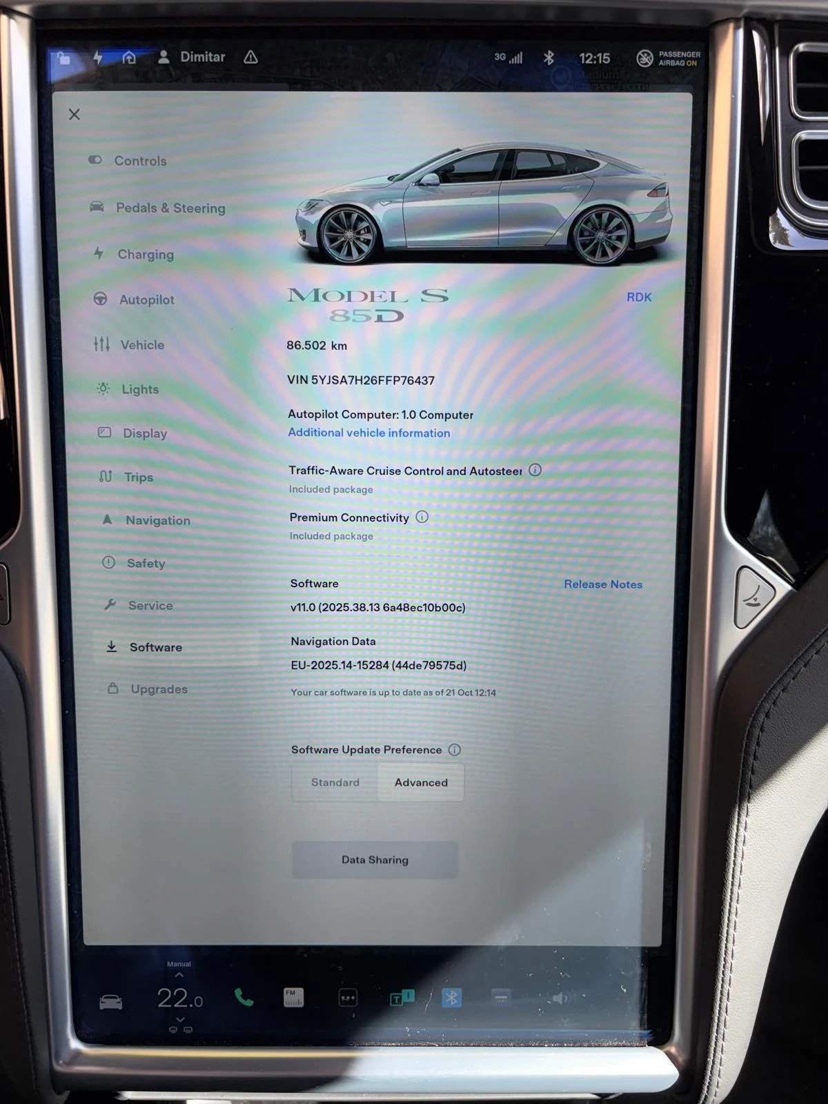 Tesla Model S 85D Free supercharging , снимка 11 - Автомобили и джипове - 56598139