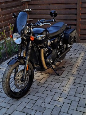 Triumph Bonneville T100 Black, снимка 7 - Мотоциклети и мототехника - 45189741