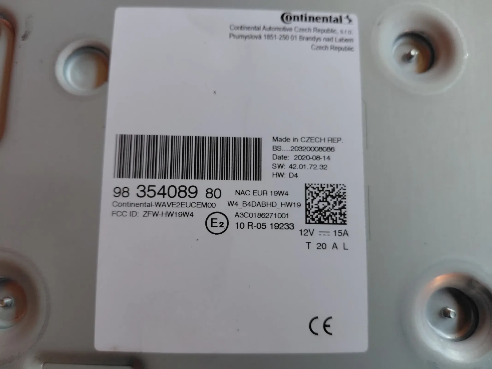 9835408980 ��������� �� PEUGEOT 208 II, 2008 II Continental A3C0186271001 | Mobile.bg � ����������� 2