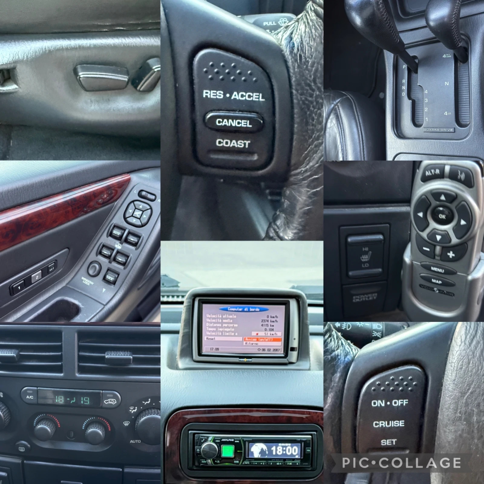 Jeep Grand cherokee 2.7CRD Италия/Нави/OFF ROAD/Quadra Drive, снимка 17 - Автомобили и джипове - 56185099