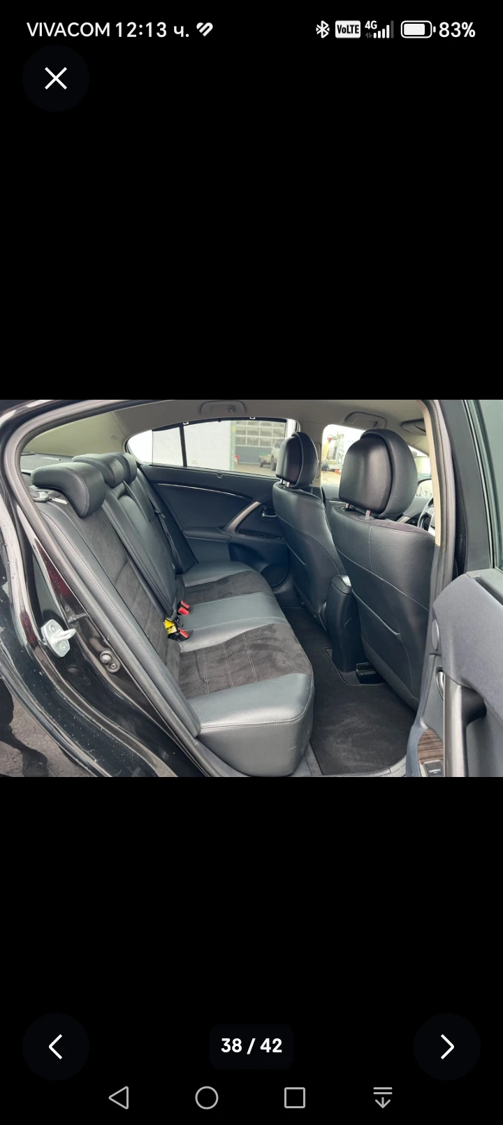 Toyota Avensis 1.8-147 КС АВТОМАТИК, БЕБЗИН, снимка 11 - Автомобили и джипове - 53713463