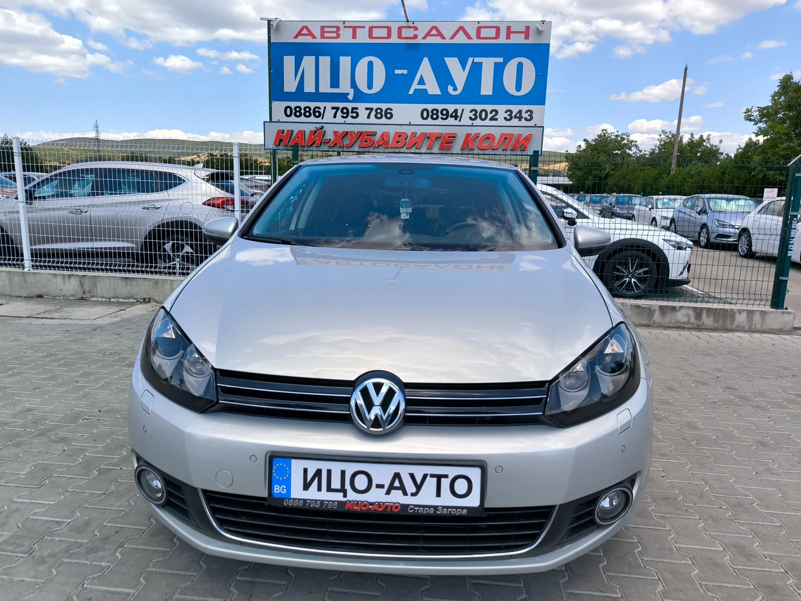 VW Golf 6-2, 0 ТDi-140k.c.ABTOMAT, HABИ, LED, EBPO 5B!, снимка 17 - Автомобили и джипове - 55672611