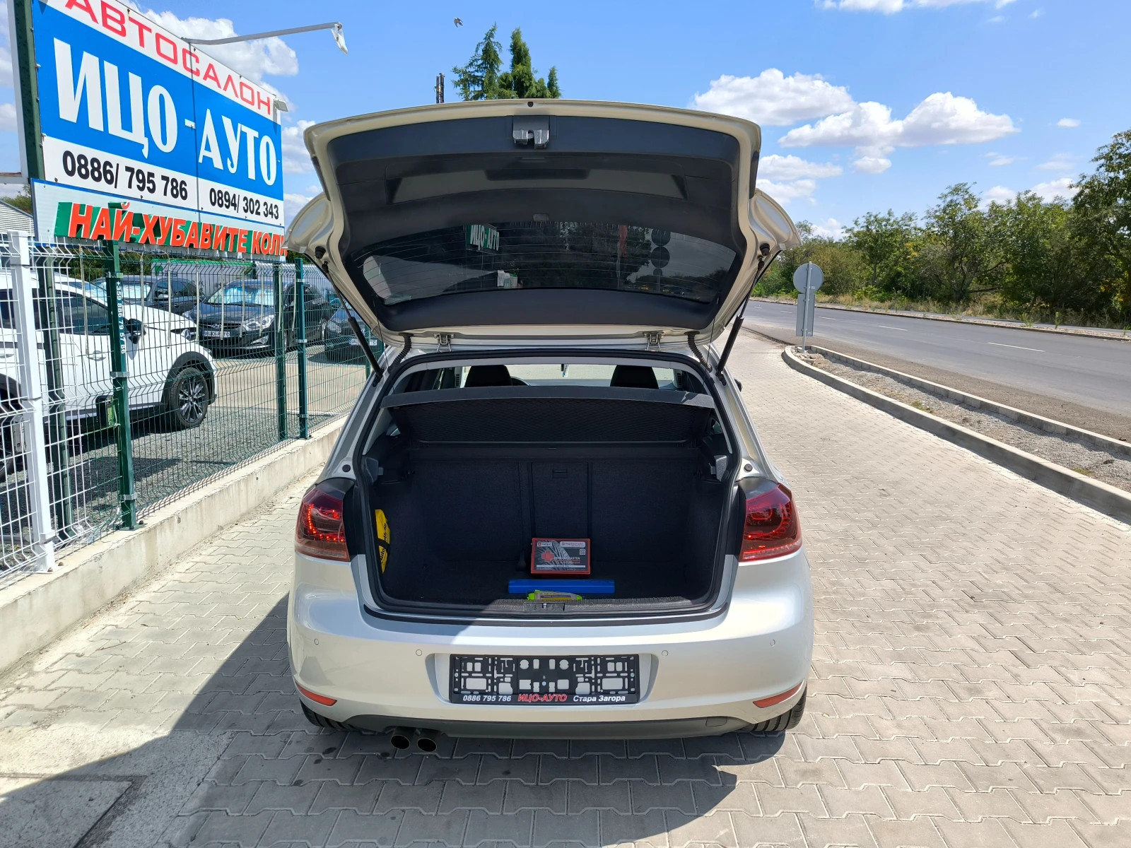 VW Golf 6-2, 0 ТDi-140k.c.ABTOMAT, HABИ, LED, EBPO 5B!, снимка 14 - Автомобили и джипове - 55672611