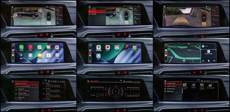 BMW X6 4.0D* X-DRIVE* M-PERFORM* LASER* 360CAM* SWAROVSKI, снимка 16 - Автомобили и джипове - 51991316