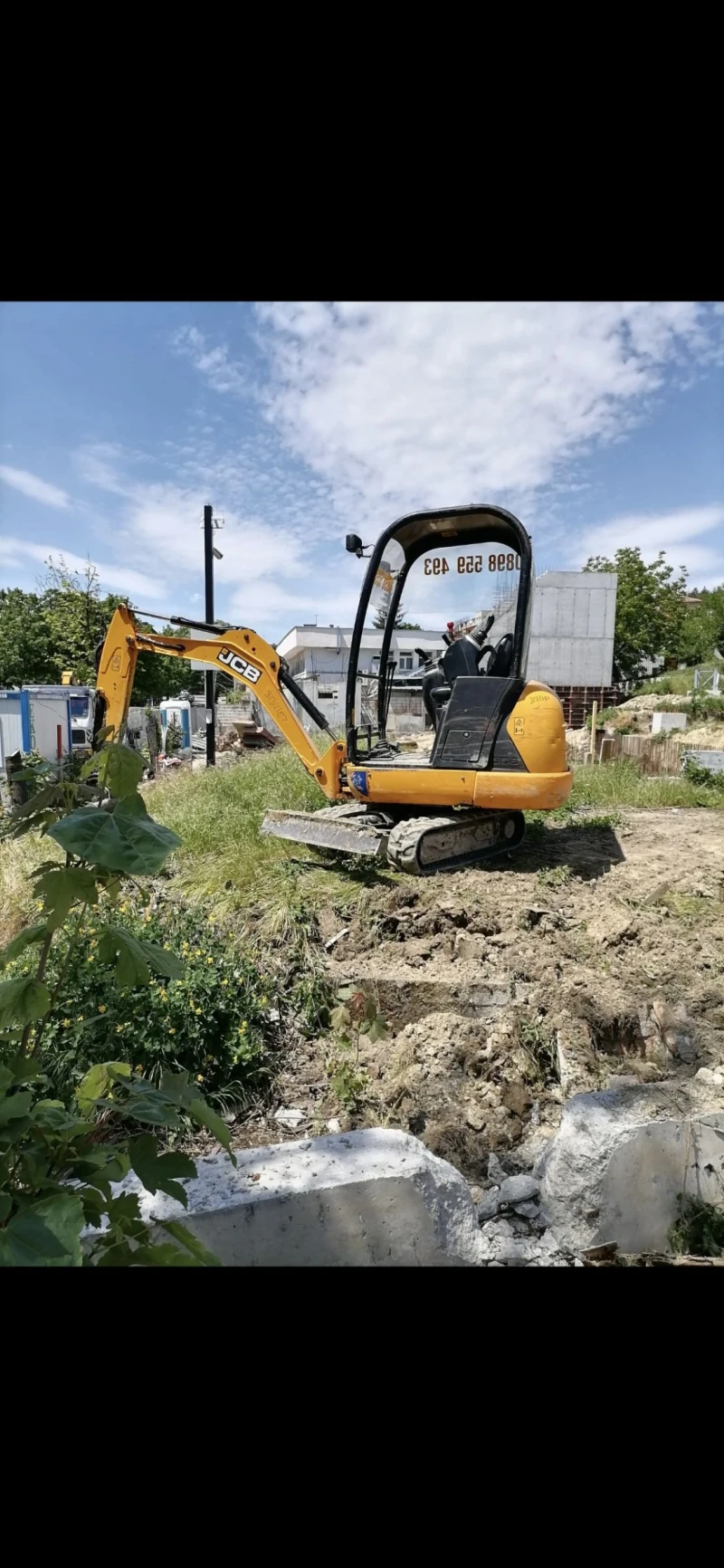 Багер JCB 8014, снимка 5 - Индустриална техника - 53584394