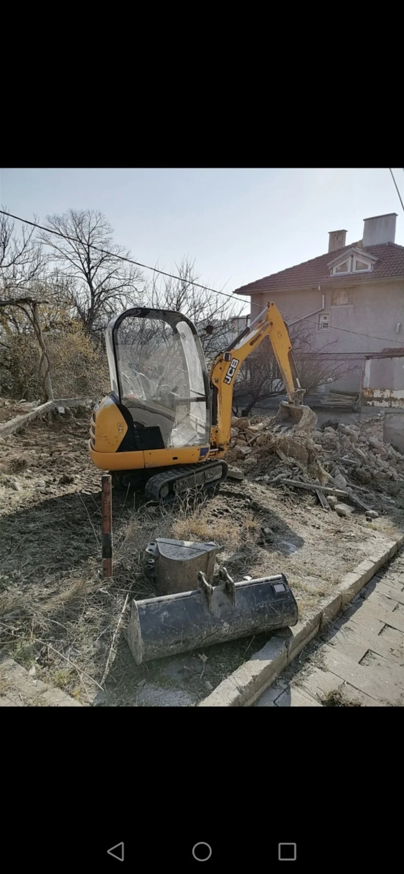 Багер JCB 8014, снимка 3 - Индустриална техника - 53584394