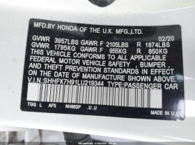 Honda Civic 1.5L I-4 DI, DOHC, VVT, TURBO, 180HP Front Wheel - 10200 € / 19949.47 лв. - 19328180 15