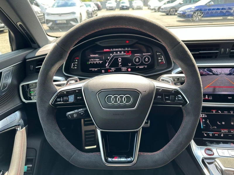Audi Rs6 PERFORMANCE/CERAMIC/DYNAMIC/CARBON/B&O/HEAD UP/360, снимка 8 - Автомобили и джипове - 50615468