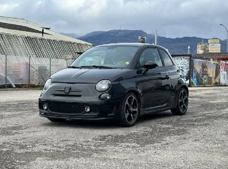 Fiat 500 ABARTH BLACK, снимка 2 - Автомобили и джипове - 49395286