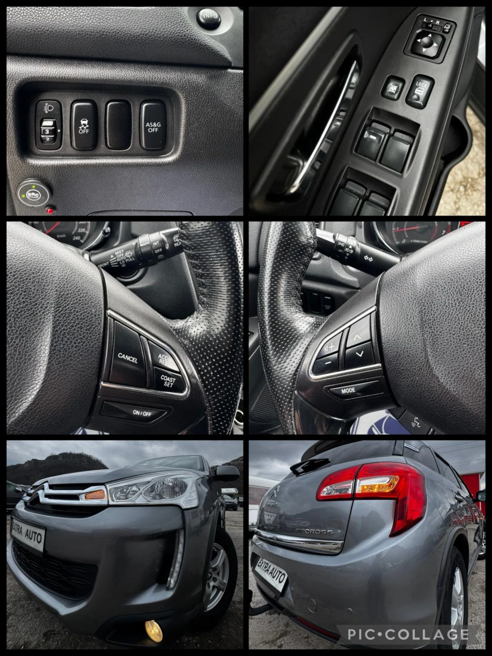 Citroen C4 AIRCROSS 1.6i, ГАЗ, НАВИГАЦИЯ, КАМЕРА , снимка 14 - Автомобили и джипове - 53941789