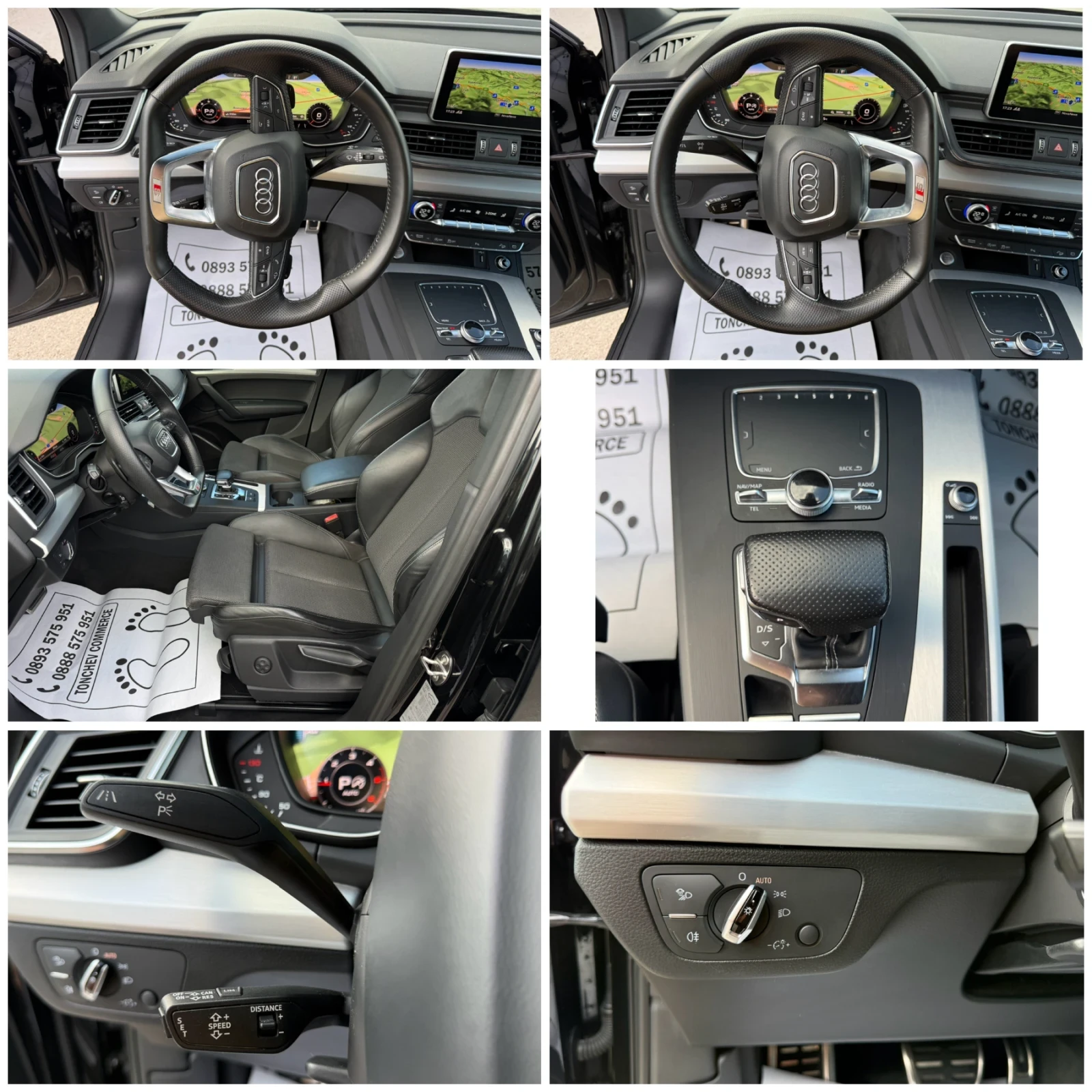 Audi Q5 2.0-TDI-quattro-172.000km-НОВА-S-line+ + + ДИГИТАЛ, снимка 15 - Автомобили и джипове - 55112034