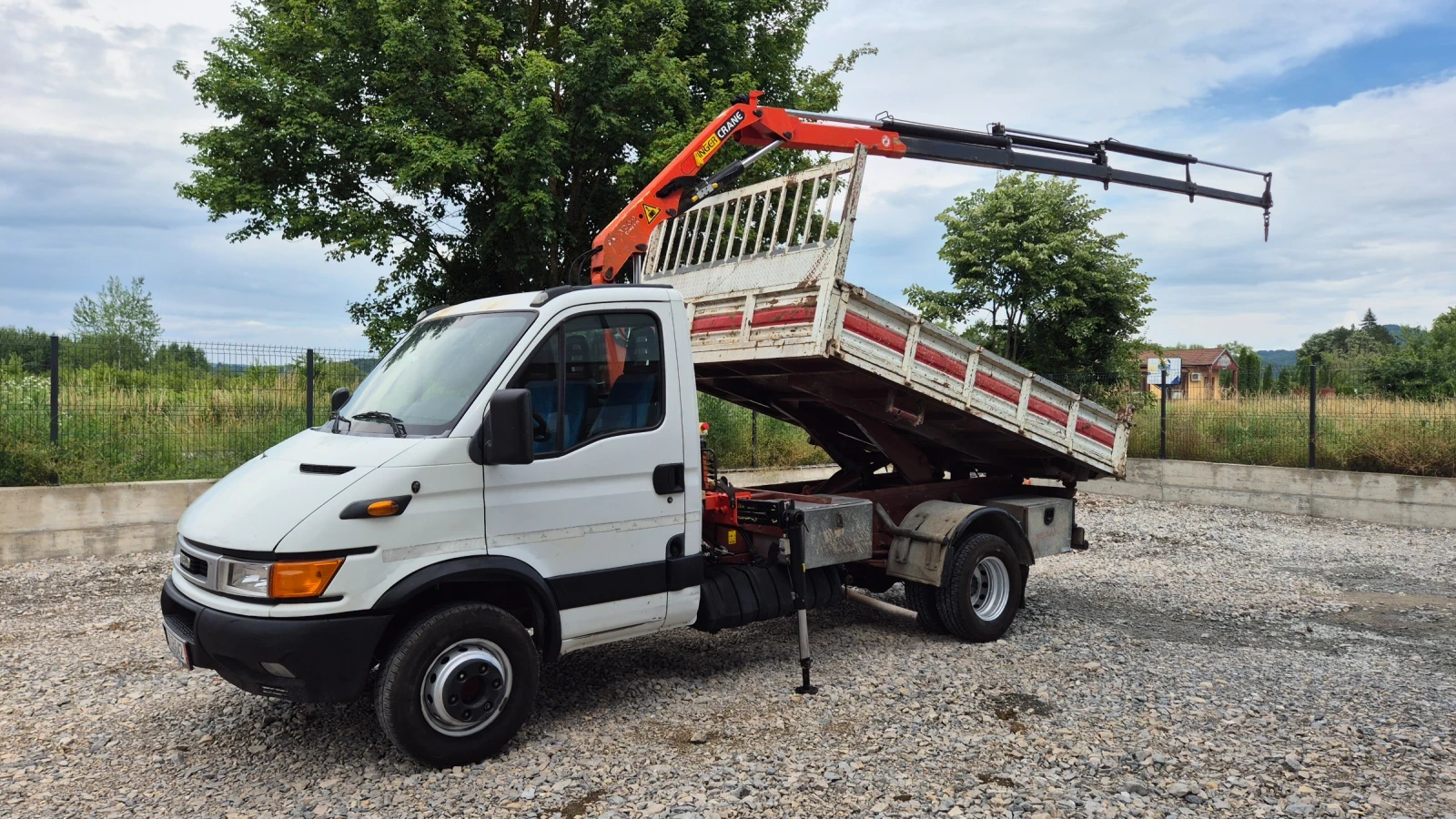 Iveco Daily 65c15* 3.5тона* КЛИМА* САМОСВАЛ+ КРАН, снимка 6 - Бусове и автобуси - 55117472