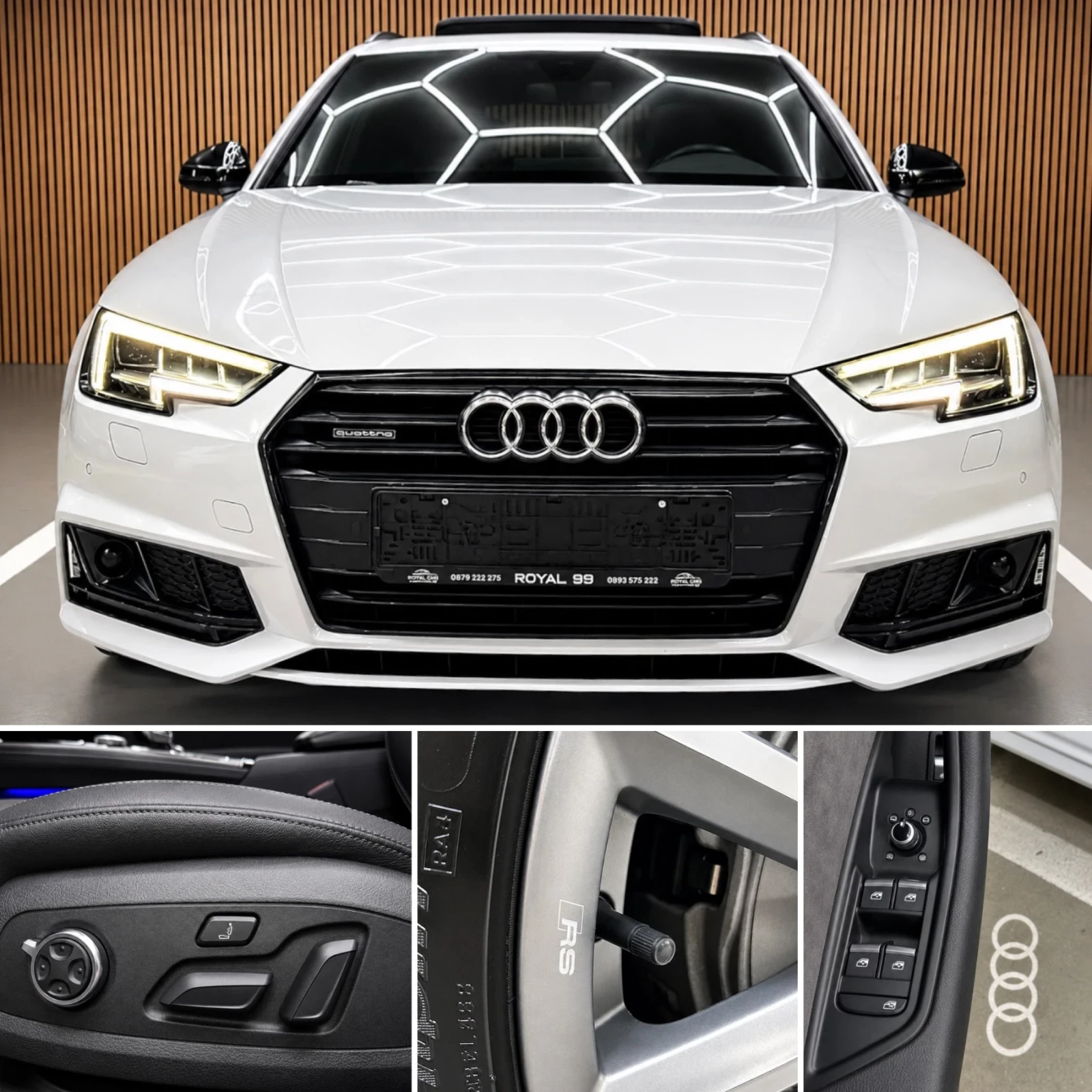 Audi A4 3XSLINE::DISTRONIK::PANORAMA::QUATTRO ::MASSAGE::, снимка 14 - Автомобили и джипове - 54717478