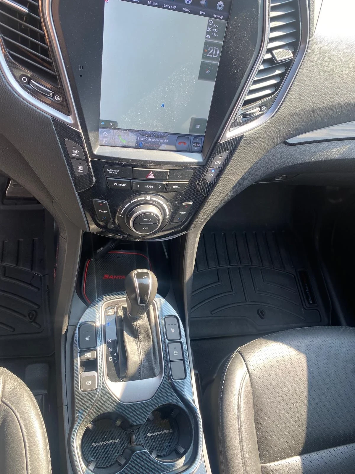 Hyundai Santa fe 129000km* 4WD* КОЖА* КАМЕРА* NAVI* ПОДГРЕВ* 2.2d 1, снимка 16 - Автомобили и джипове - 55451050