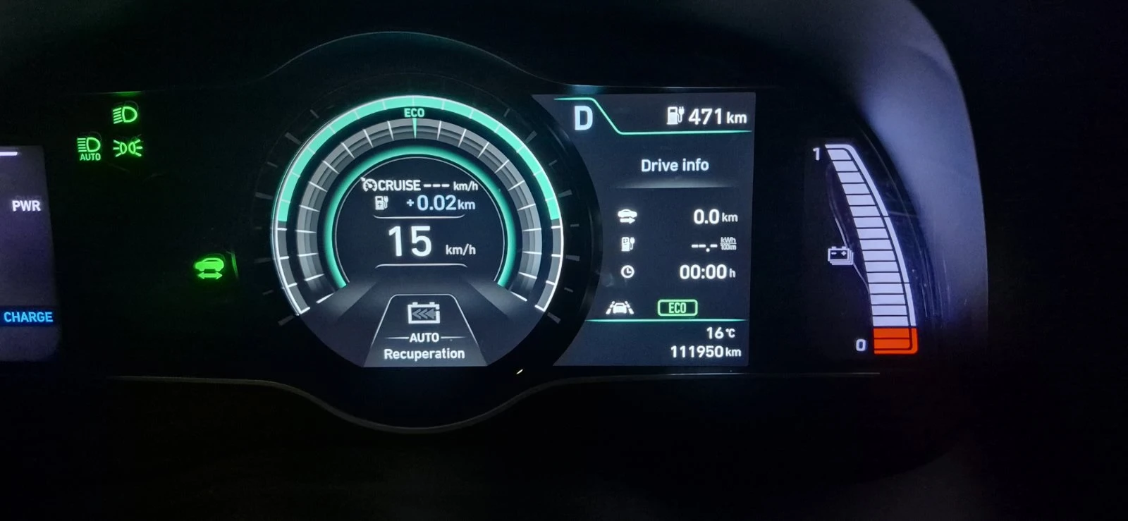 Hyundai Kona 64KW 112000km TOP TOP, снимка 12 - Автомобили и джипове - 56216813