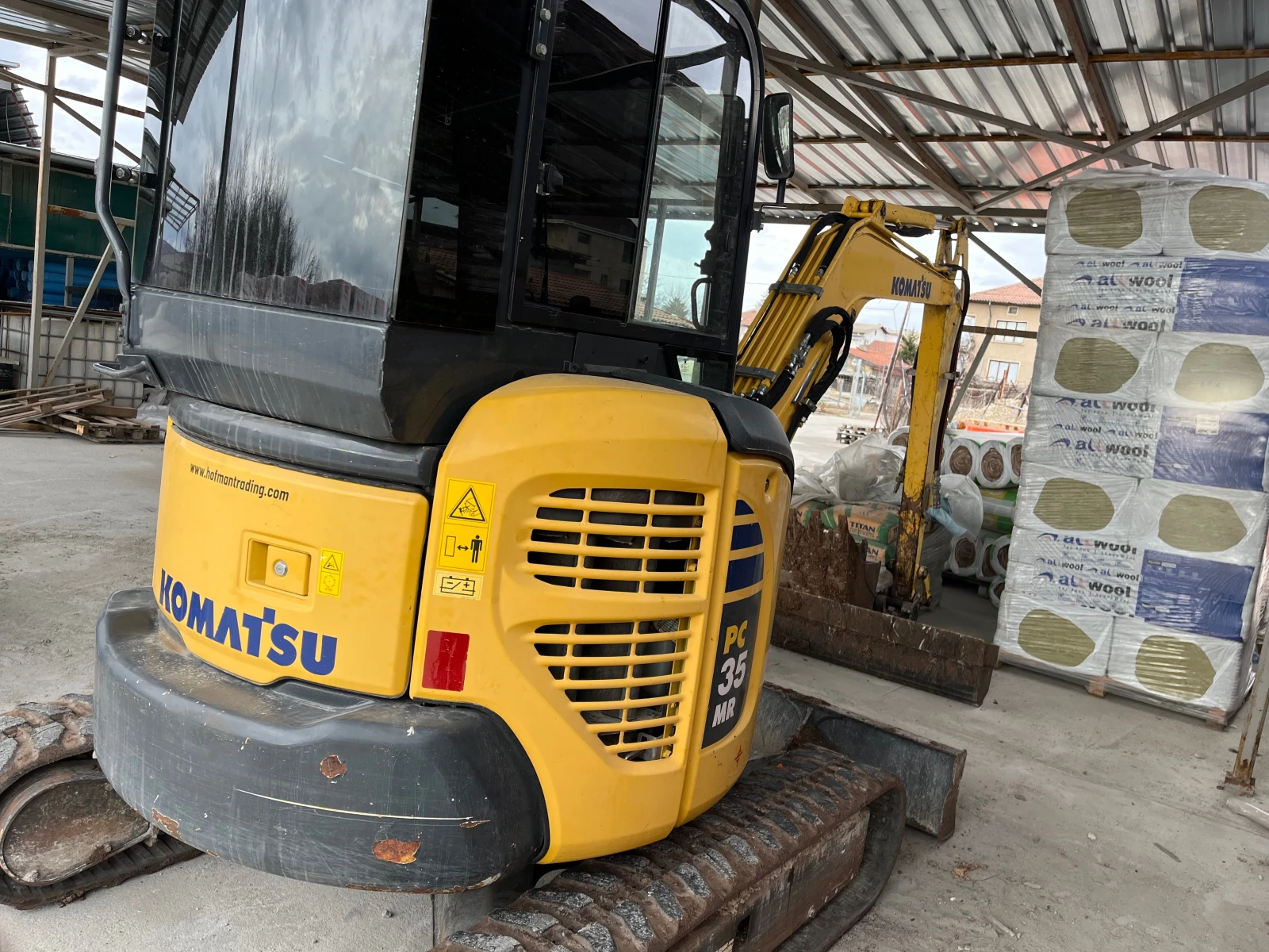 Багер Komatsu PC 35 MR, снимка 3 - Индустриална техника - 54099597