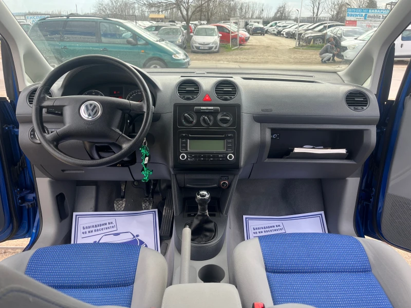 VW Caddy 1.6 БЕНЗИН 7 МЕСТА, снимка 12 - Автомобили и джипове - 49573749