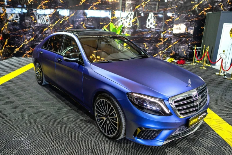 Mercedes-Benz S 500 LONG MEGA FULL AMG LINE ПАНО ЛИЗИНГ 100%, снимка 2 - Автомобили и джипове - 52915772