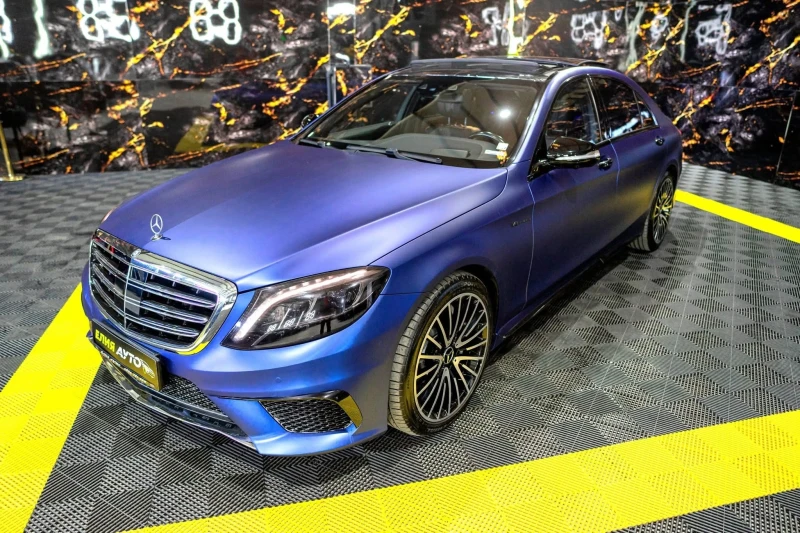 Mercedes-Benz S 500 LONG MEGA FULL AMG LINE ПАНО ЛИЗИНГ 100%, снимка 5 - Автомобили и джипове - 52915772
