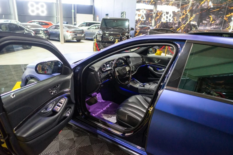 Mercedes-Benz S 500 LONG MEGA FULL AMG LINE ПАНО ЛИЗИНГ 100%, снимка 10 - Автомобили и джипове - 52915772