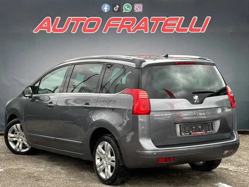 Peugeot 5008 * 1.6HDI* ЛИЗИНГ БЕЗ ДОКАЗАН ДОХОД* БАРТЕР* , снимка 6 - Автомобили и джипове - 53524145