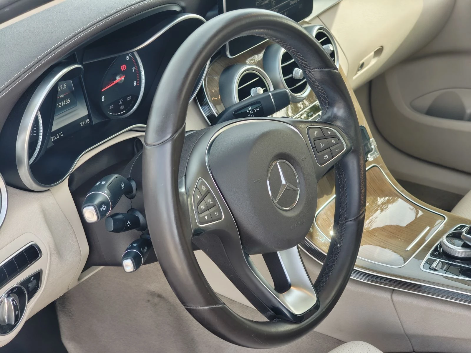 Mercedes-Benz C 200 184hp-2015-РЕАЛНИ КМ!, снимка 7 - Автомобили и джипове - 56327719