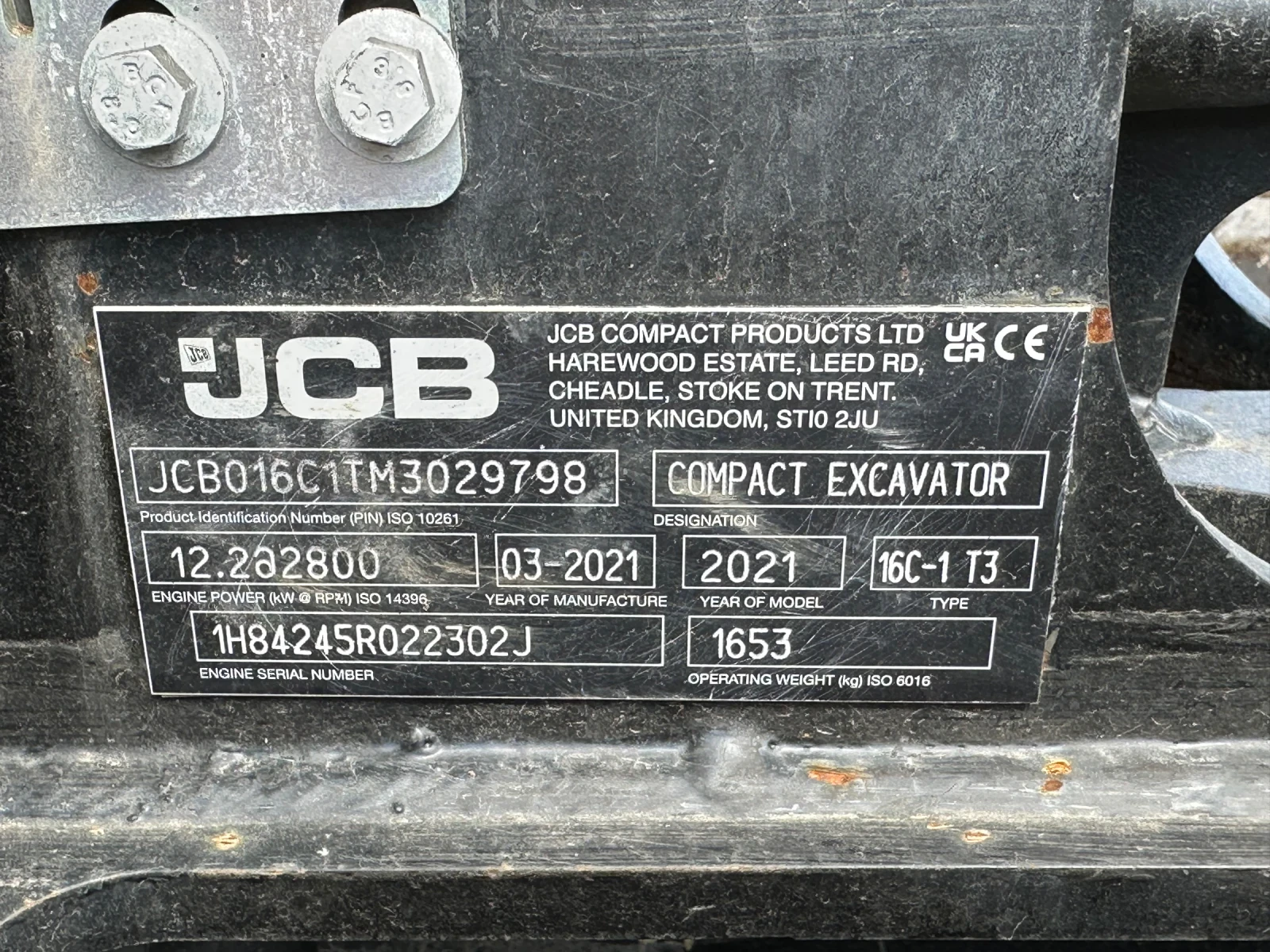 Багер JCB 16C1 - изображение 4