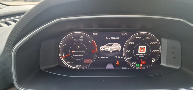 Seat Leon 2.0 TDI , DSG Sportstourer - 25500 лв. - 90954368 | Car24.bg