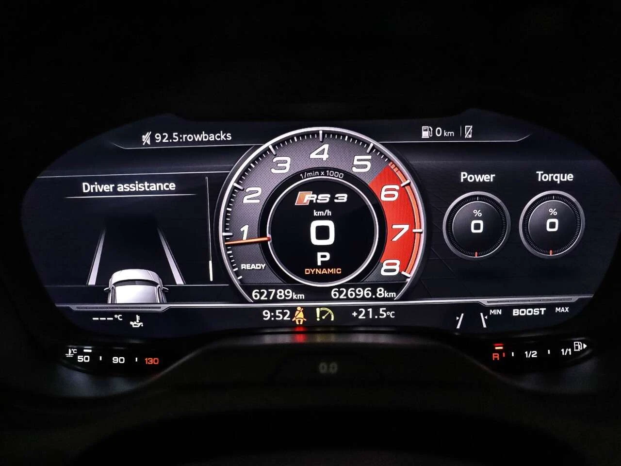 Audi Rs3 2.5 TFSI quattro S tronic / NARDO GREY / ЦЕНА ДО Б, снимка 12 - Автомобили и джипове - 54957787