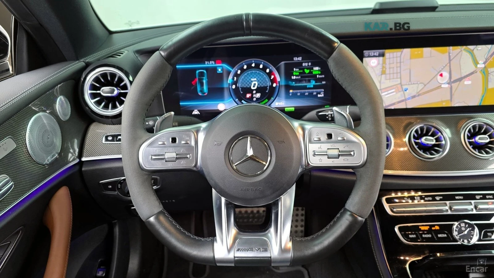 Mercedes-Benz E 53 AMG 4MATIC PLUS* Подгрев* ОБДУХВАНЕ* 360* HUD* Blind S, снимка 13 - Автомобили и джипове - 54969332