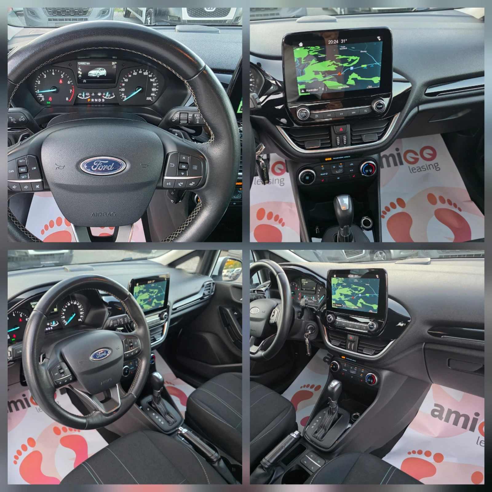 Ford Fiesta 1.0i Автоматик Навигация Камера, снимка 10 - Автомобили и джипове - 55454497
