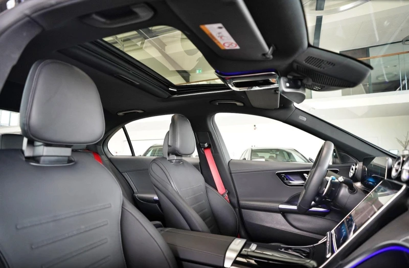 Mercedes-Benz C 43 AMG 4-MATIC PANO KEYLESS 360 MEMORY LED, снимка 11 - Автомобили и джипове - 51924749