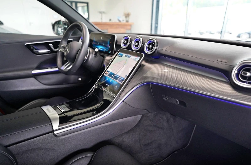 Mercedes-Benz C 43 AMG 4-MATIC PANO KEYLESS 360 MEMORY LED, снимка 10 - Автомобили и джипове - 51924749