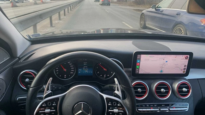 Mercedes-Benz C 200 2019г facelift 9G-Tronic реални км обслужен, снимка 8 - Автомобили и джипове - 52128953