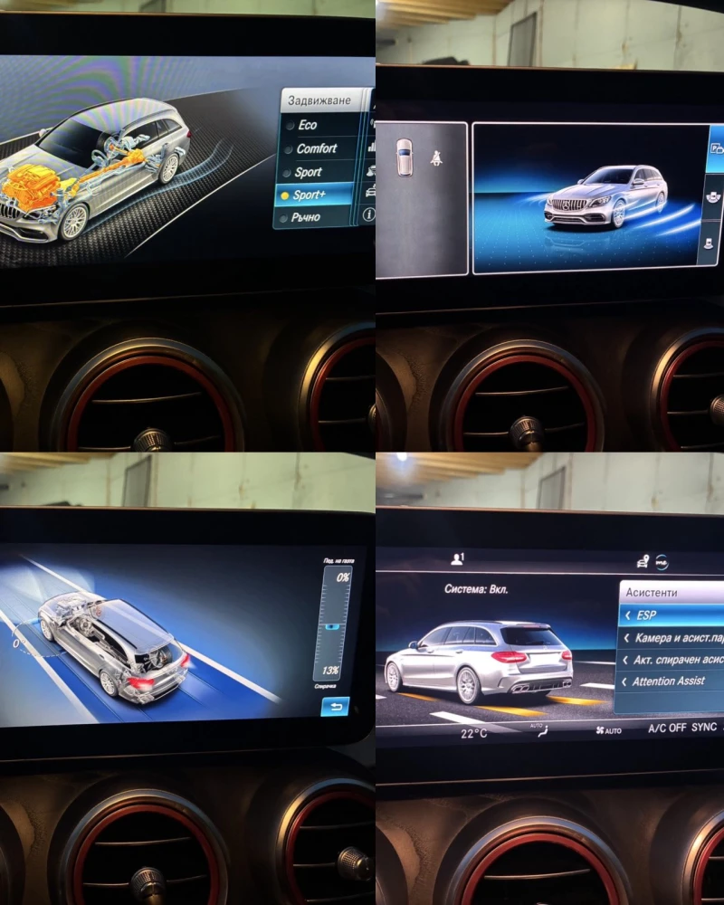 Mercedes-Benz C 200 2019г facelift 9G-Tronic реални км обслужен, снимка 16 - Автомобили и джипове - 52128953