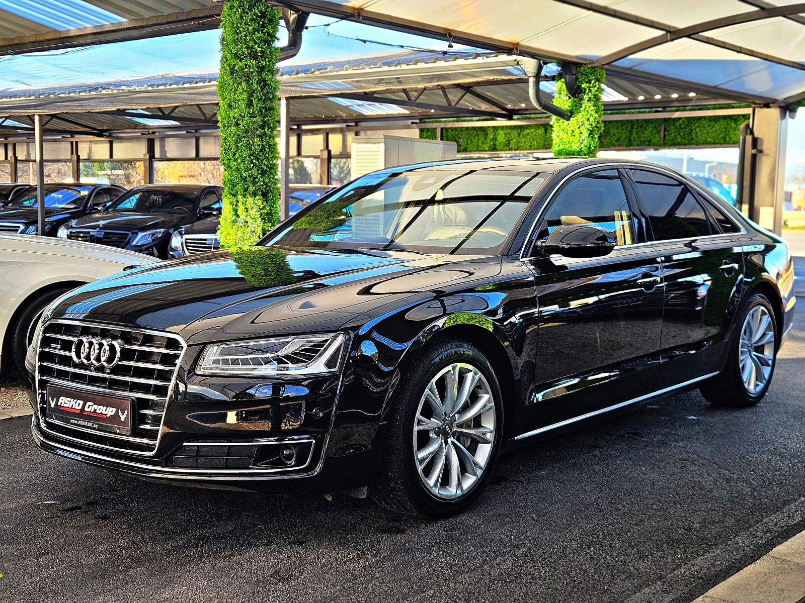 Audi A8 MATRIX/DISTR/360CAM/САМОПАРКИРАНЕ/ОБДУХ/BOSE/LIZIN, снимка 1