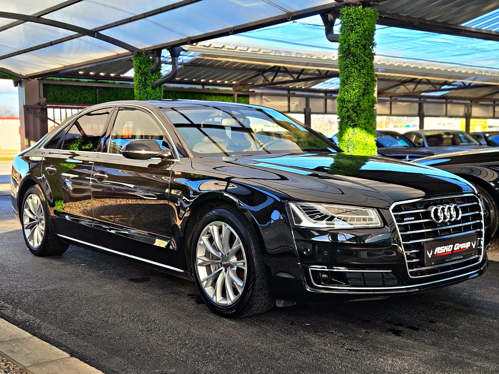 Audi A8 MATRIX/DISTR/360CAM/САМОПАРКИРАНЕ/ОБДУХ/BOSE/LIZIN - изображение 3