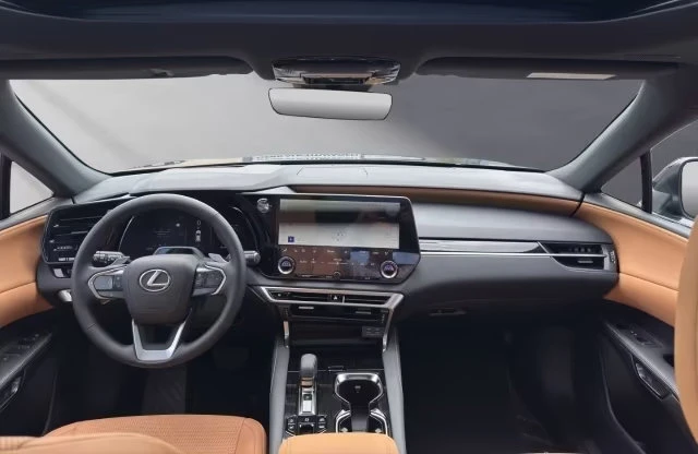 Lexus RX 450h plus 2.5PHEV/309HP/F-SPORT/PANO/HUD/360/LED/DIGI/647g, снимка 11 - Автомобили и джипове - 52653939