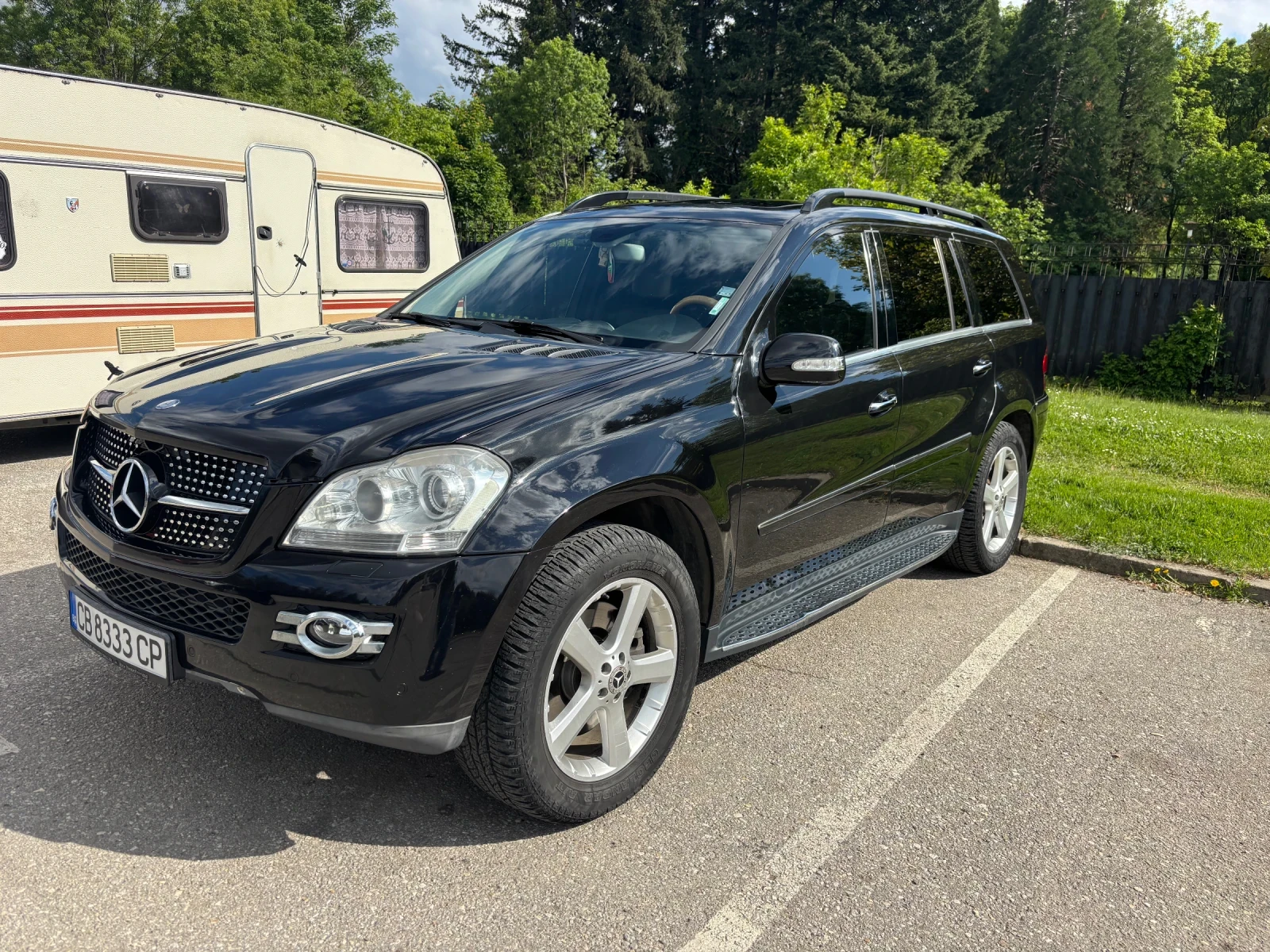 Mercedes-Benz GL 500 Нов мотор Печка Обдухване Газ Off road пакет, снимка 1