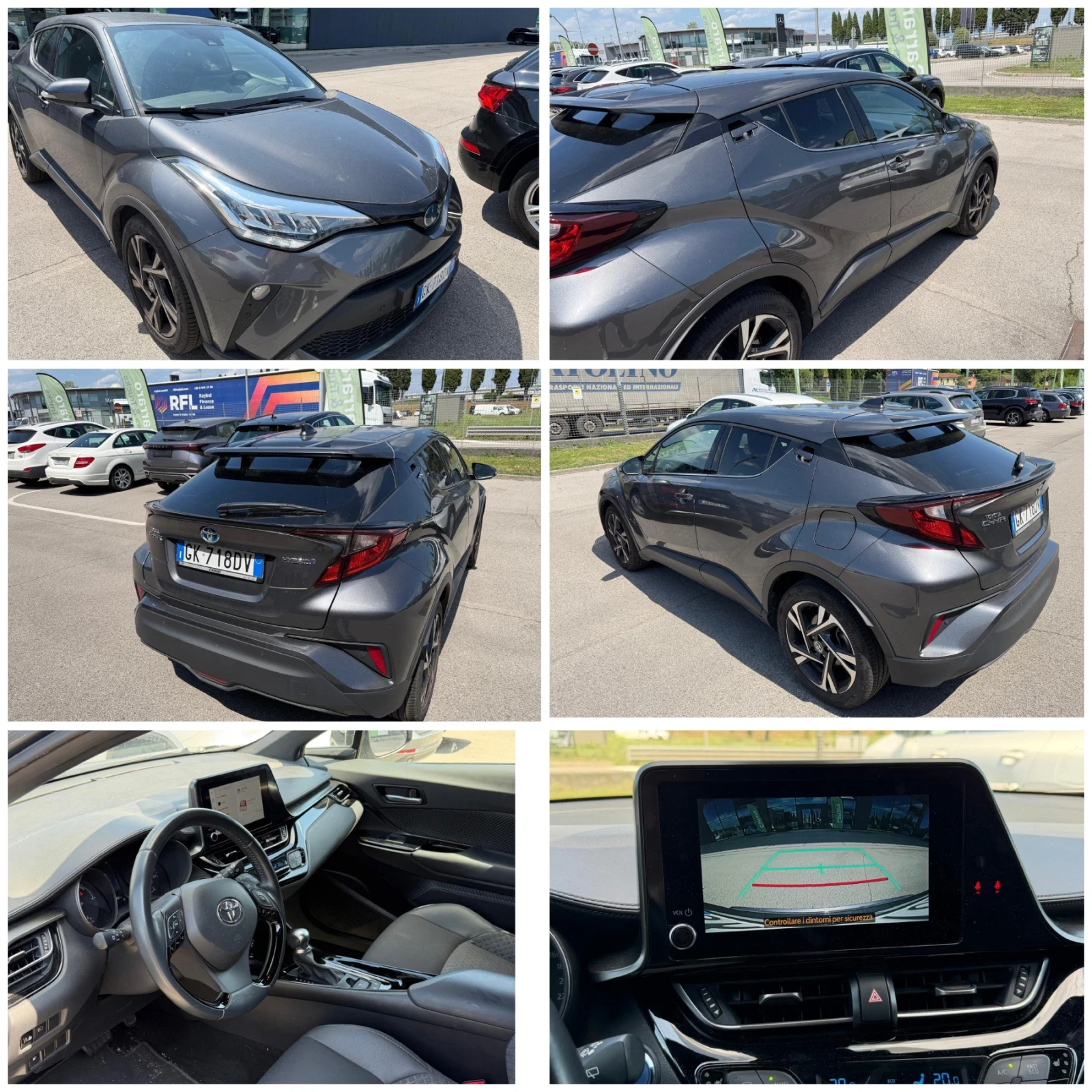 Toyota C-HR 1.8h 122к.с Luxury FACE с Гаранция в Тойота 92000k, снимка 17 - Автомобили и джипове - 55951102