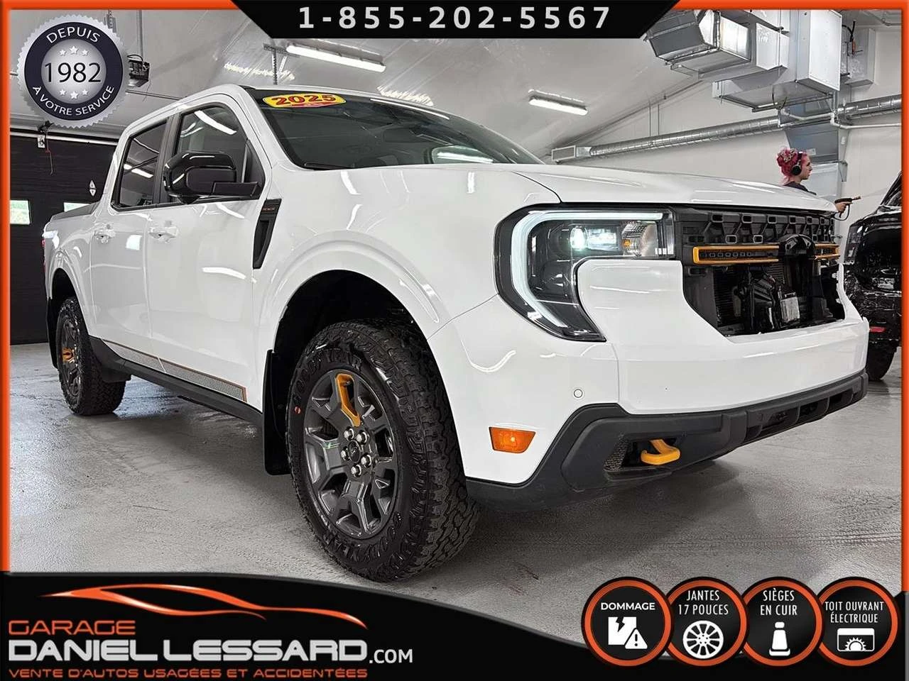 Ford Maverick TREMOR CREW AWD, GPS, TOIT, MAG 17 * * ACCIDENT? *