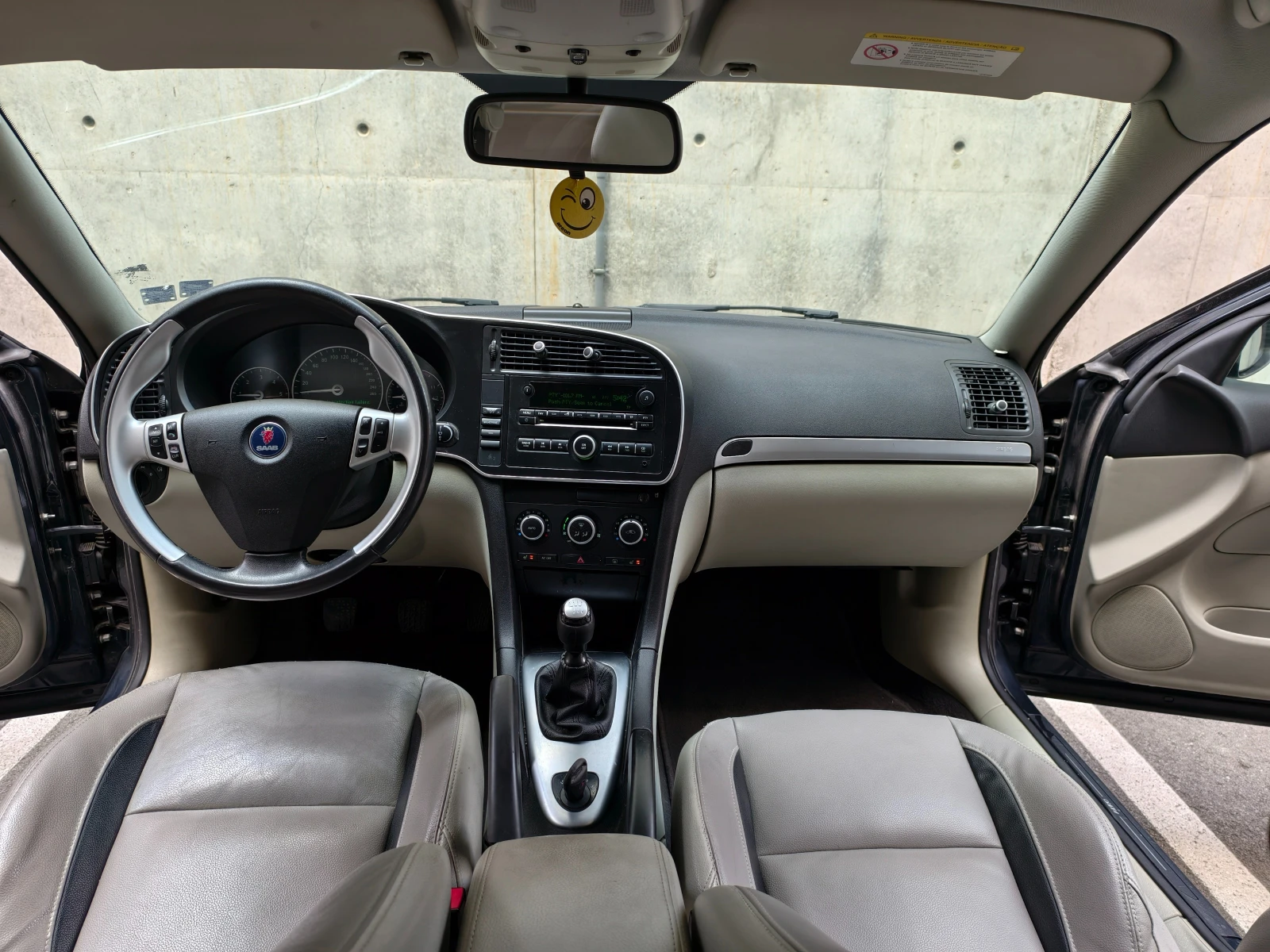 Saab 9-3 AERO| STAGE1 240К.С.| ОБСЛУЖЕН| ПОДГРЕВ| КОЖА| , снимка 11 - Автомобили и джипове - 54182546