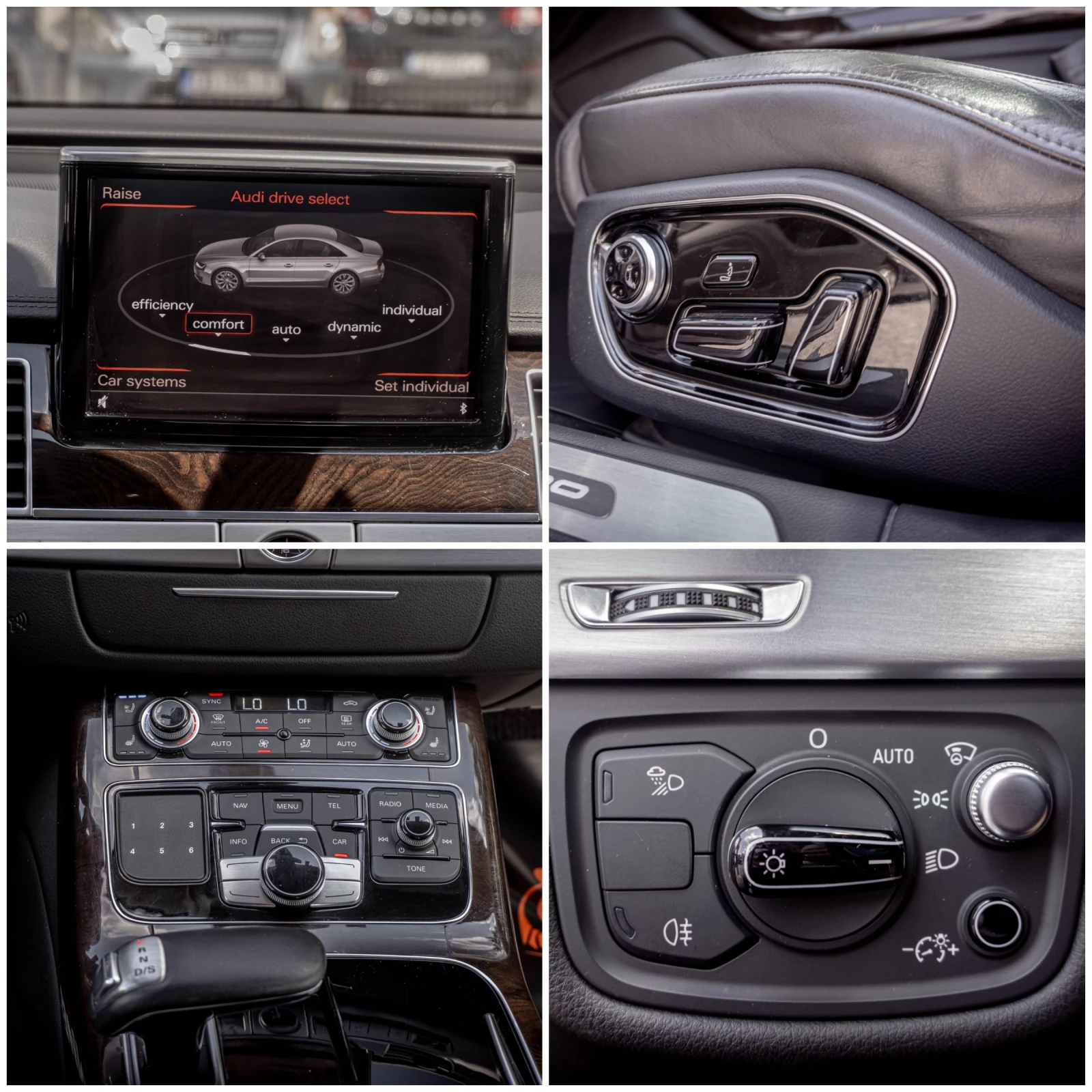 Audi A8 4.2TDI-QUATTRO-РЕАЛНИ КМ!, снимка 13 - Автомобили и джипове - 54792482